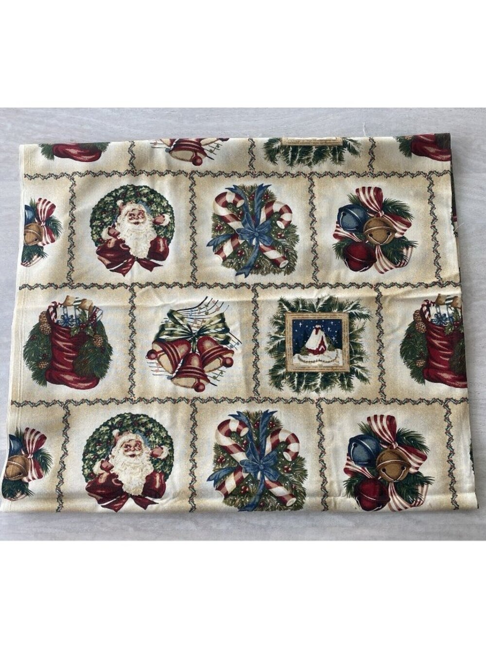 Candy Coated Christmas Fabric Crafts Quilting 44” X 74”